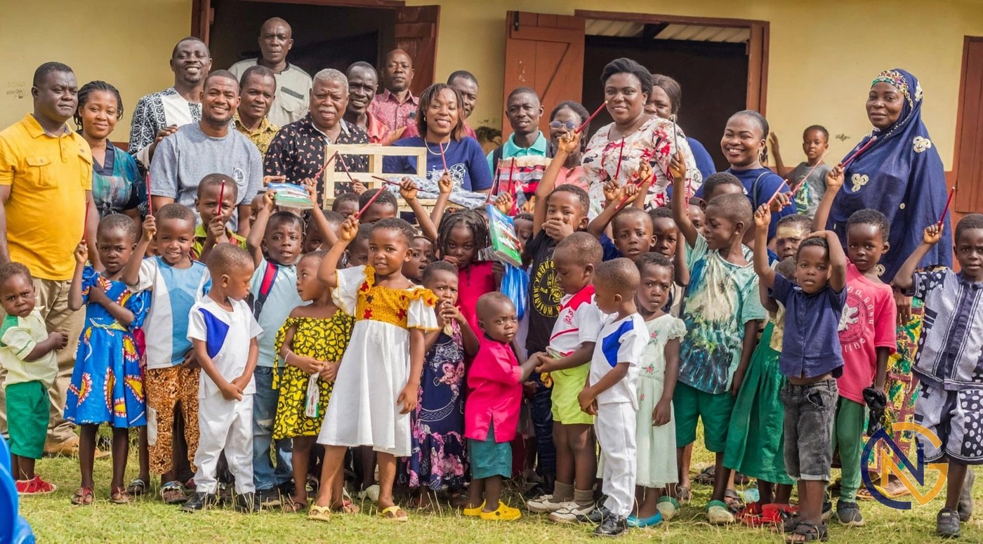 Next Generation Incorporated team with children at a community outreach